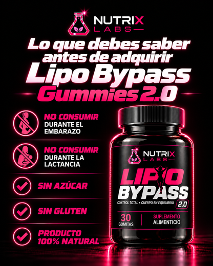 GOMITAS QUEMAGRASAS LIPOBYPASS | NUTRIX LABS