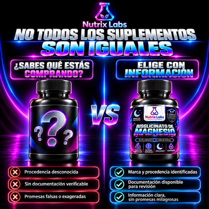BISGLICINATO DE MAGNESIO | NUTRIX LABS