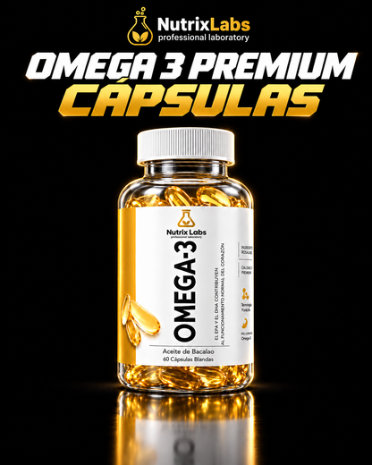 CÁPSULAS DE OMEGA 3 | NUTRIX LABS