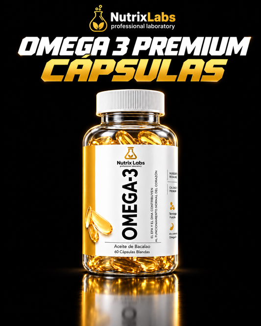 CÁPSULAS DE OMEGA 3 | NUTRIX LABS