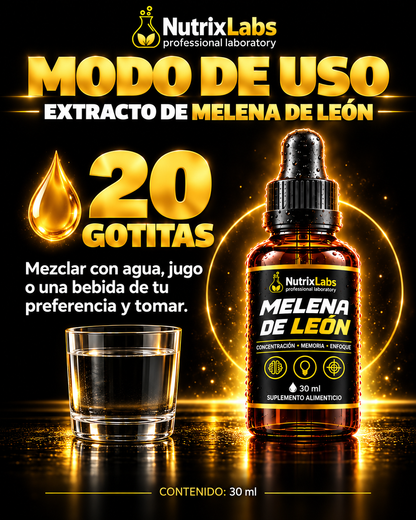 GOTITAS DE MELENA DE LEÓN | NUTRIX LABS