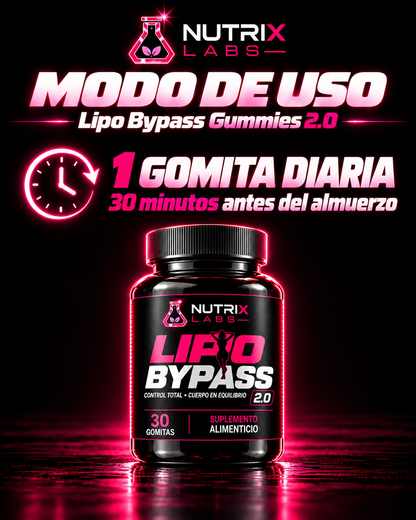 GOMITAS QUEMAGRASAS LIPOBYPASS | NUTRIX LABS