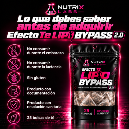 EFECTO TE LIPOBYPASS | NUTRIX LABS