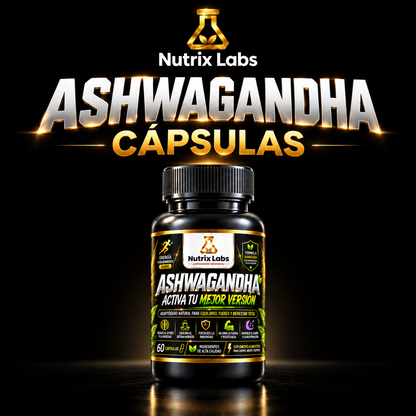 CÁPSULAS DE ASHWAGANDHA | NUTRIX LABS