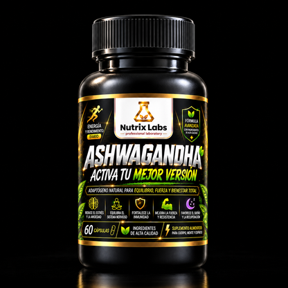 CÁPSULAS DE ASHWAGANDHA | NUTRIX LABS