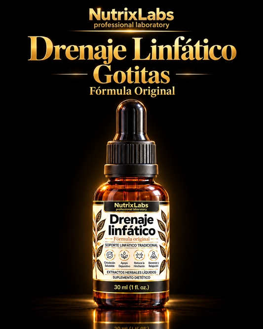 GOTAS PARA DRENAJE LINFÁTICO | FÓRMULA ORIGINAL DE NUTRIX LABS