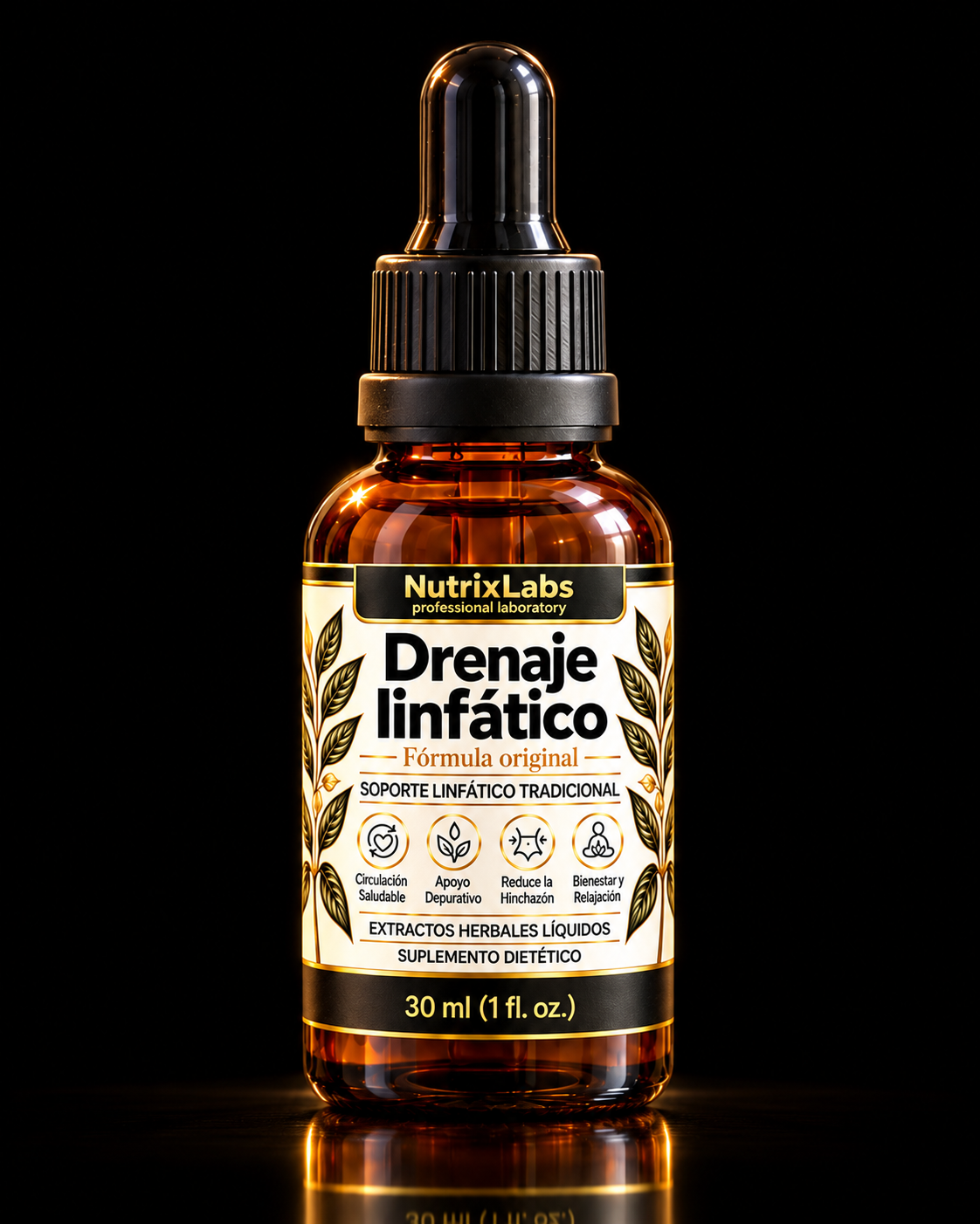 GOTAS PARA DRENAJE LINFÁTICO | FÓRMULA ORIGINAL DE NUTRIX LABS