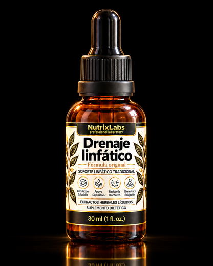 GOTAS PARA DRENAJE LINFÁTICO | FÓRMULA ORIGINAL DE NUTRIX LABS