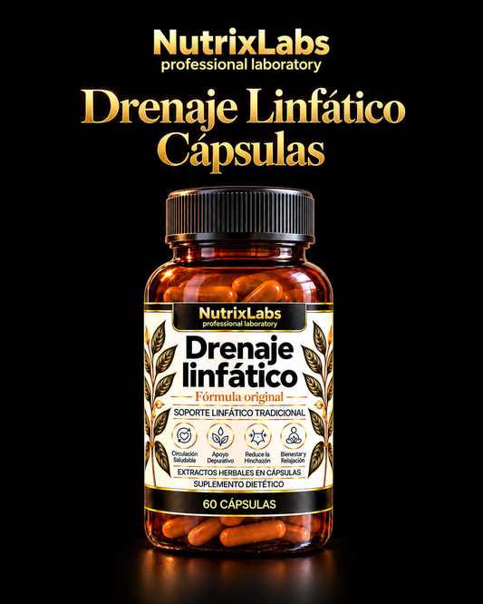 CÁPSULAS DE DRENAJE LINFÁTICO | FÓRMULA ORIGINAL NUTRIX LABS