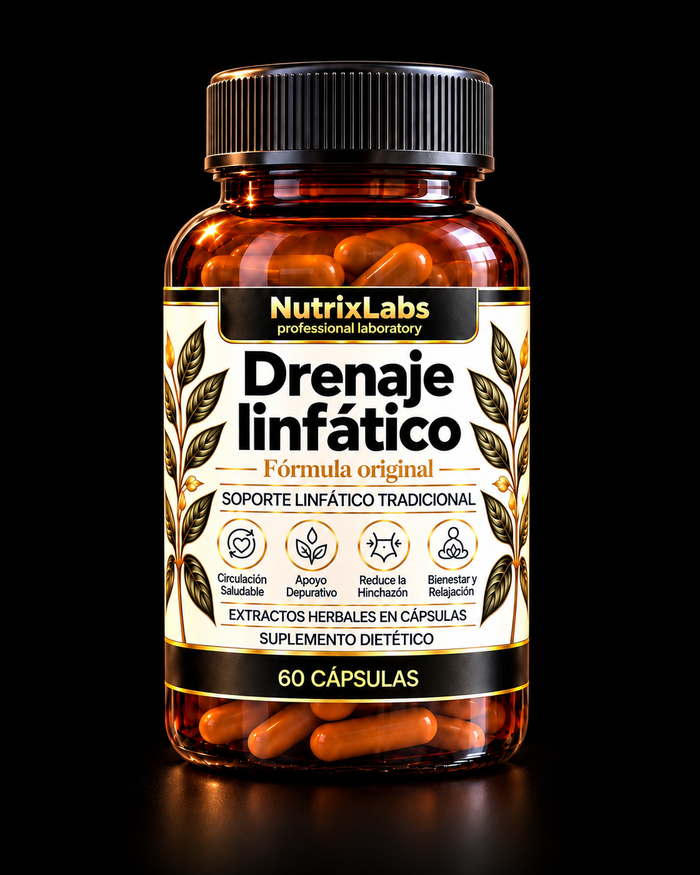 CÁPSULAS DE DRENAJE LINFÁTICO | FÓRMULA ORIGINAL NUTRIX LABS