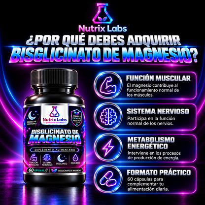 BISGLICINATO DE MAGNESIO | NUTRIX LABS