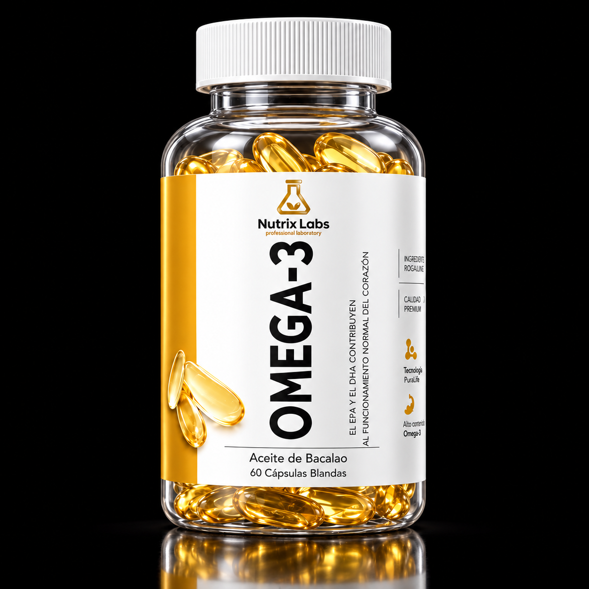 CÁPSULAS DE OMEGA 3 | NUTRIX LABS