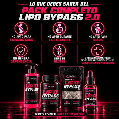 PACK COMPLETO LIPOBYPASS