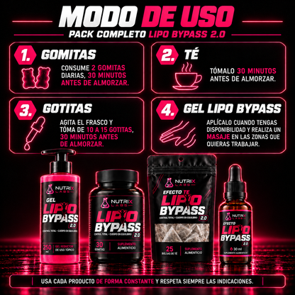 PACK COMPLETO LIPOBYPASS